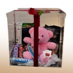 Gift Box: (Tedddy Bear, Necklace, Snacks & Card)