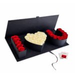 I Love U Pure Rose Box & Card - Image 2