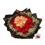 Mid Size Premium Rose Bouquet + Card