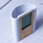 Crescent Bamboo Pen Holder - Image 2